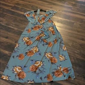 Off the shoulder floral dress